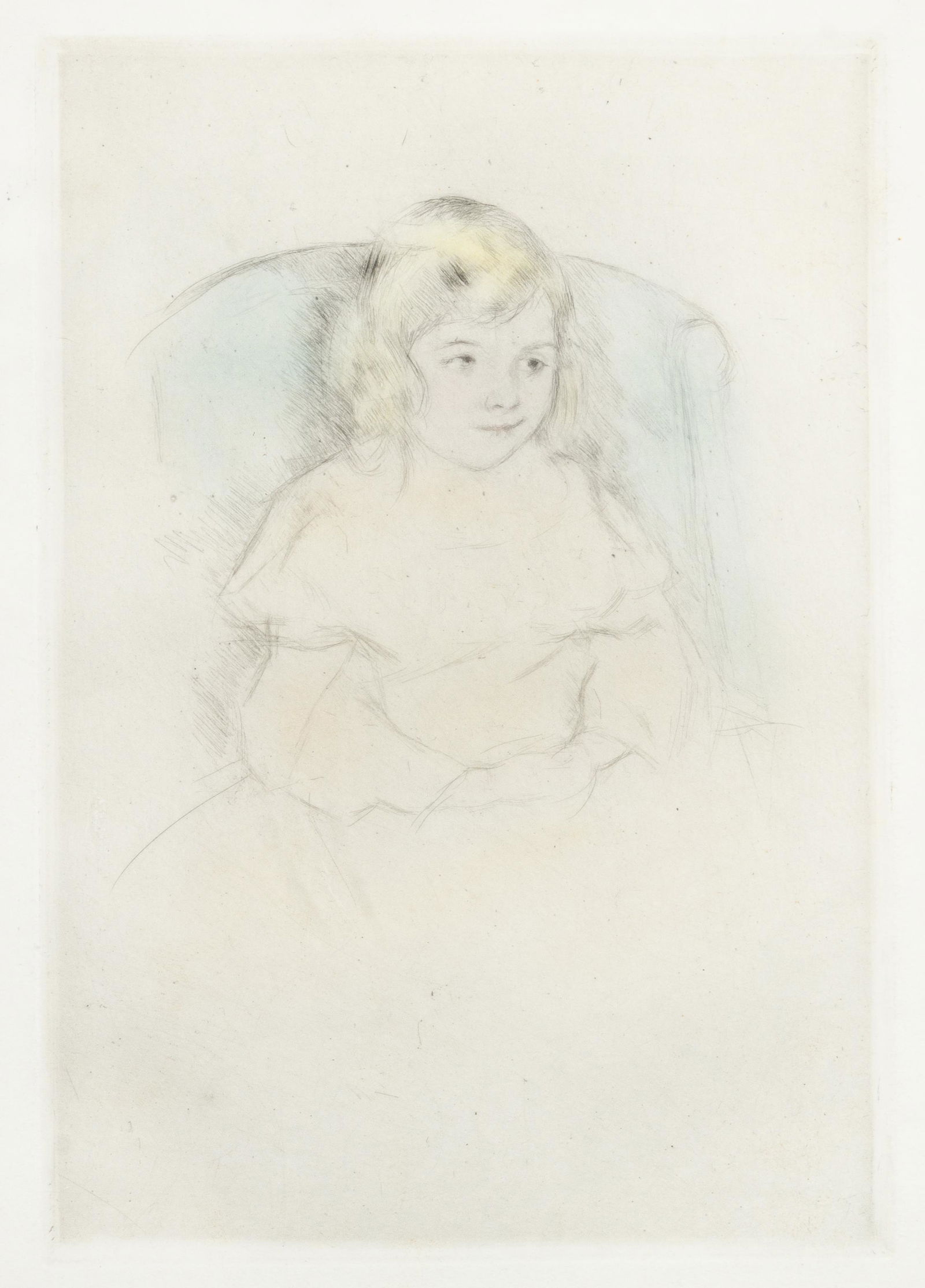 Mary Cassatt (American, 1844-1926) Sara Smiling (1 of 1)