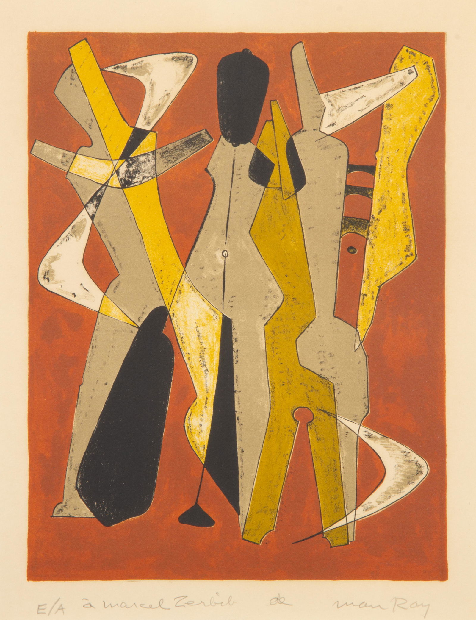 Man Ray  (American, 1890-1976) Promenade (1 of 2)