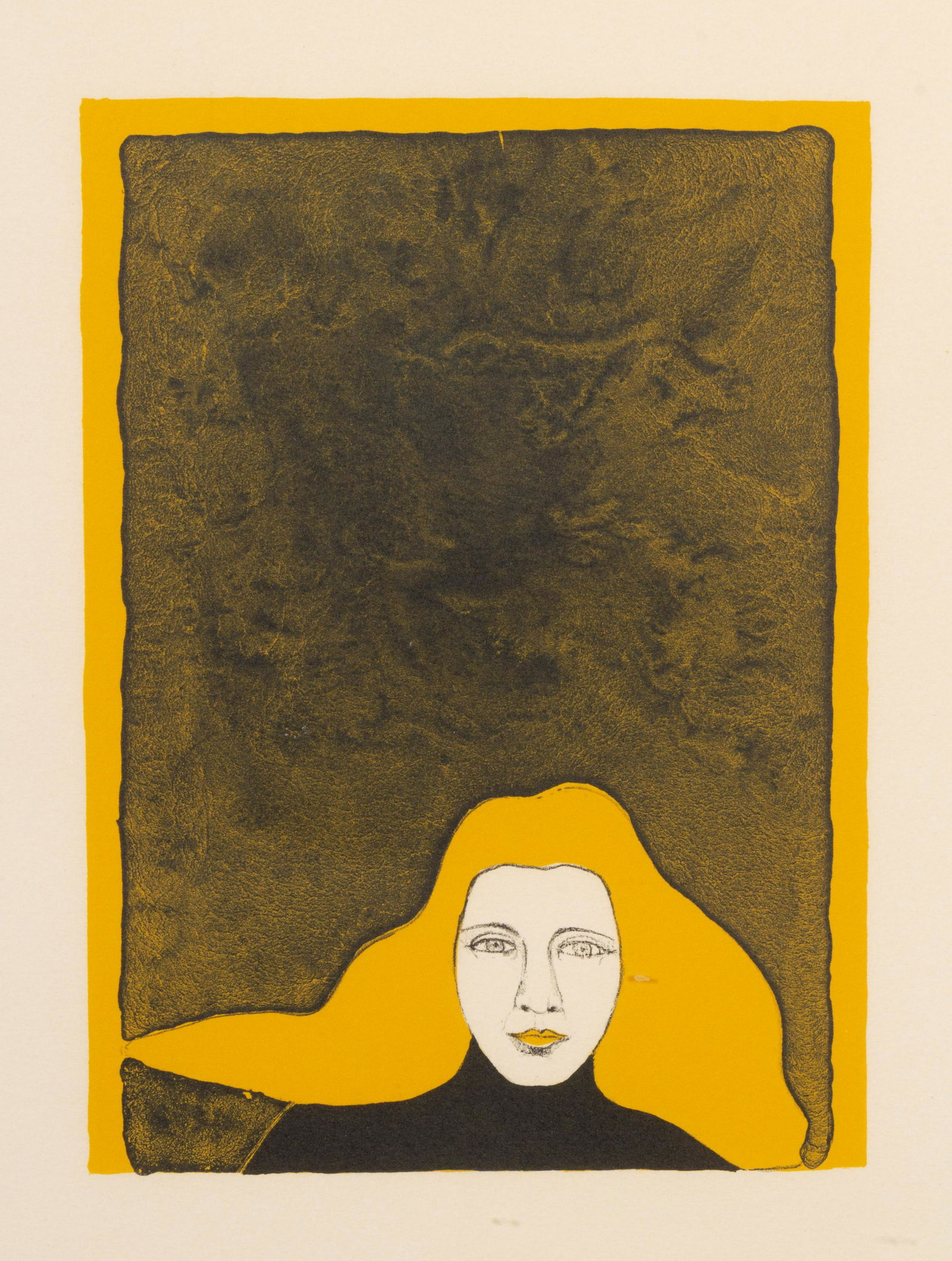 Fritz Scholder (American, 1937-2005) Romona (1 of 2)