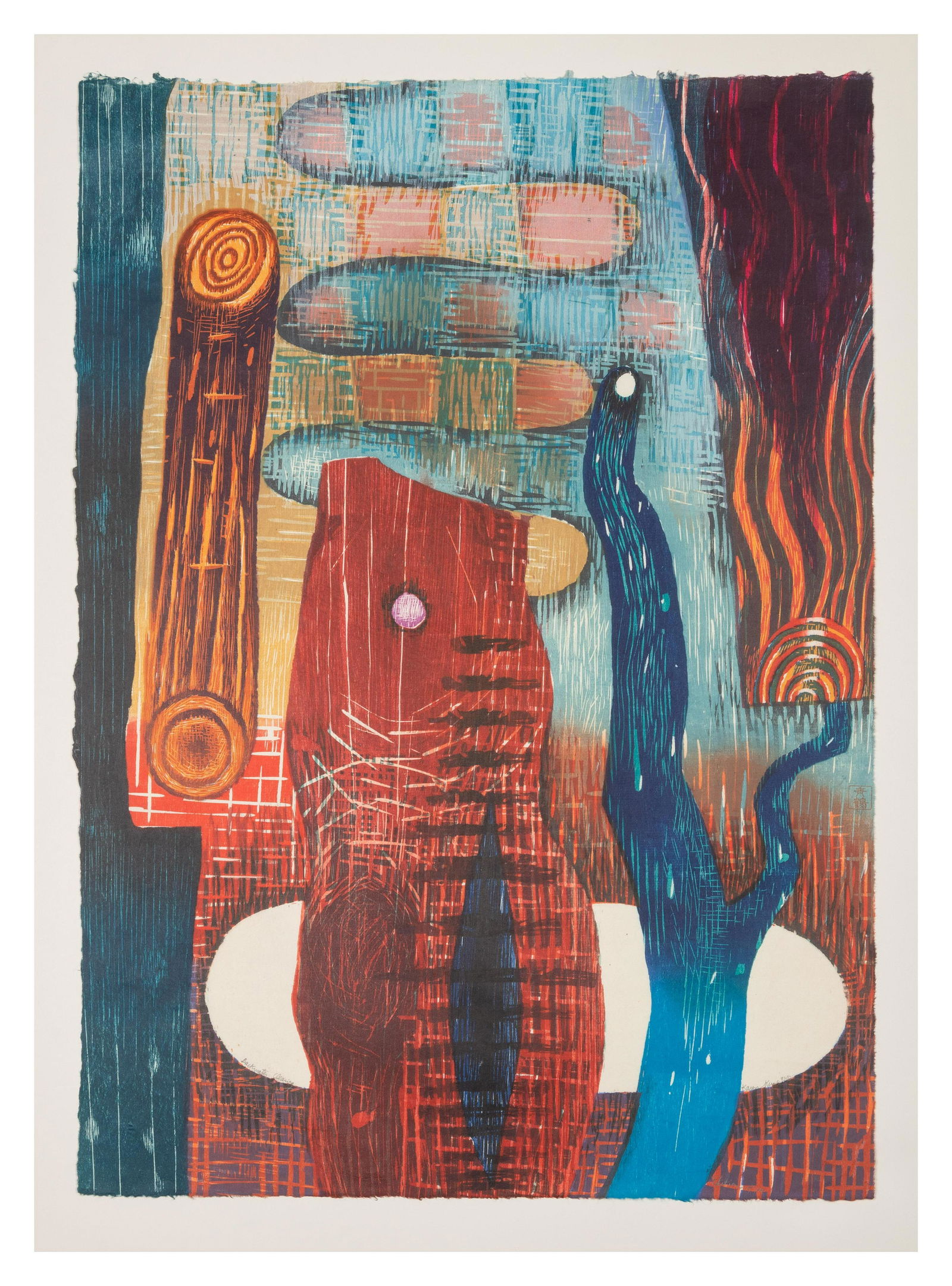 Karen Kunc (American, b. 1952) Backwater Clearing , (1 of 2)