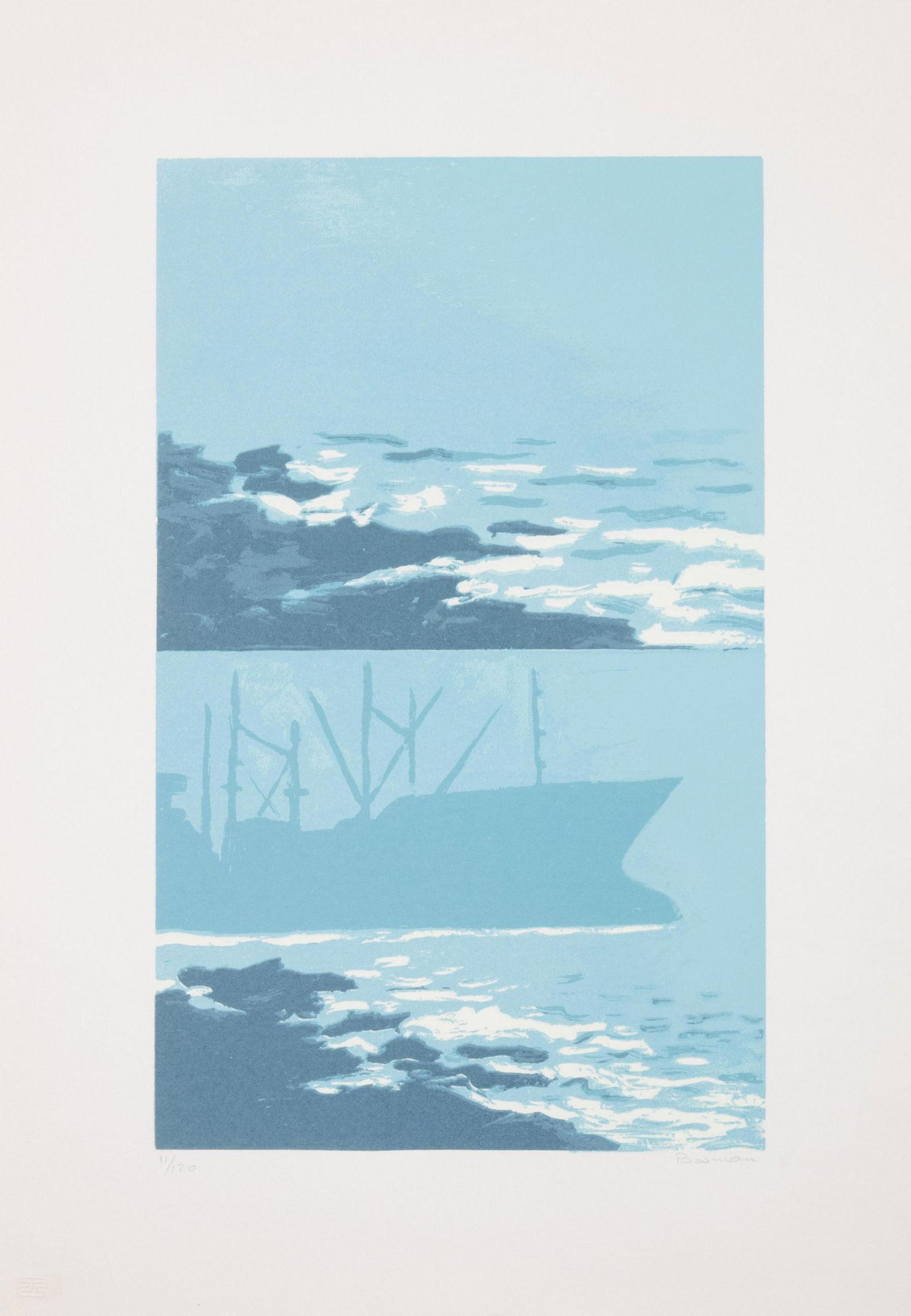 Richard Bosman (American, b. 1944) Aground (1 of 2)