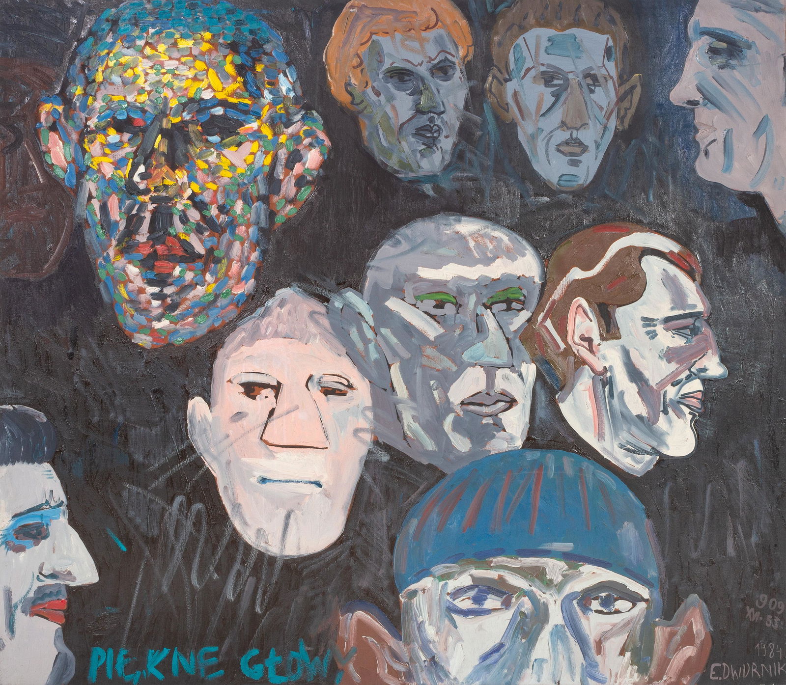 Edward Dwurnick       (Polish, b. 1943) Beautiful (1 of 2)