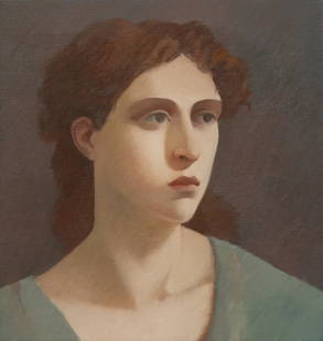 Alan Feltus (American, b. 1943) Lina, 1976: Alan Feltus (American, b. 1943) Lina, 1976 oil on canvas signed Alan Evan Feltus and dated (verso) 16 x 15 inches. Provenance: Provenance: Capricorn Galleries, Potomac, Maryland Property from the Coll