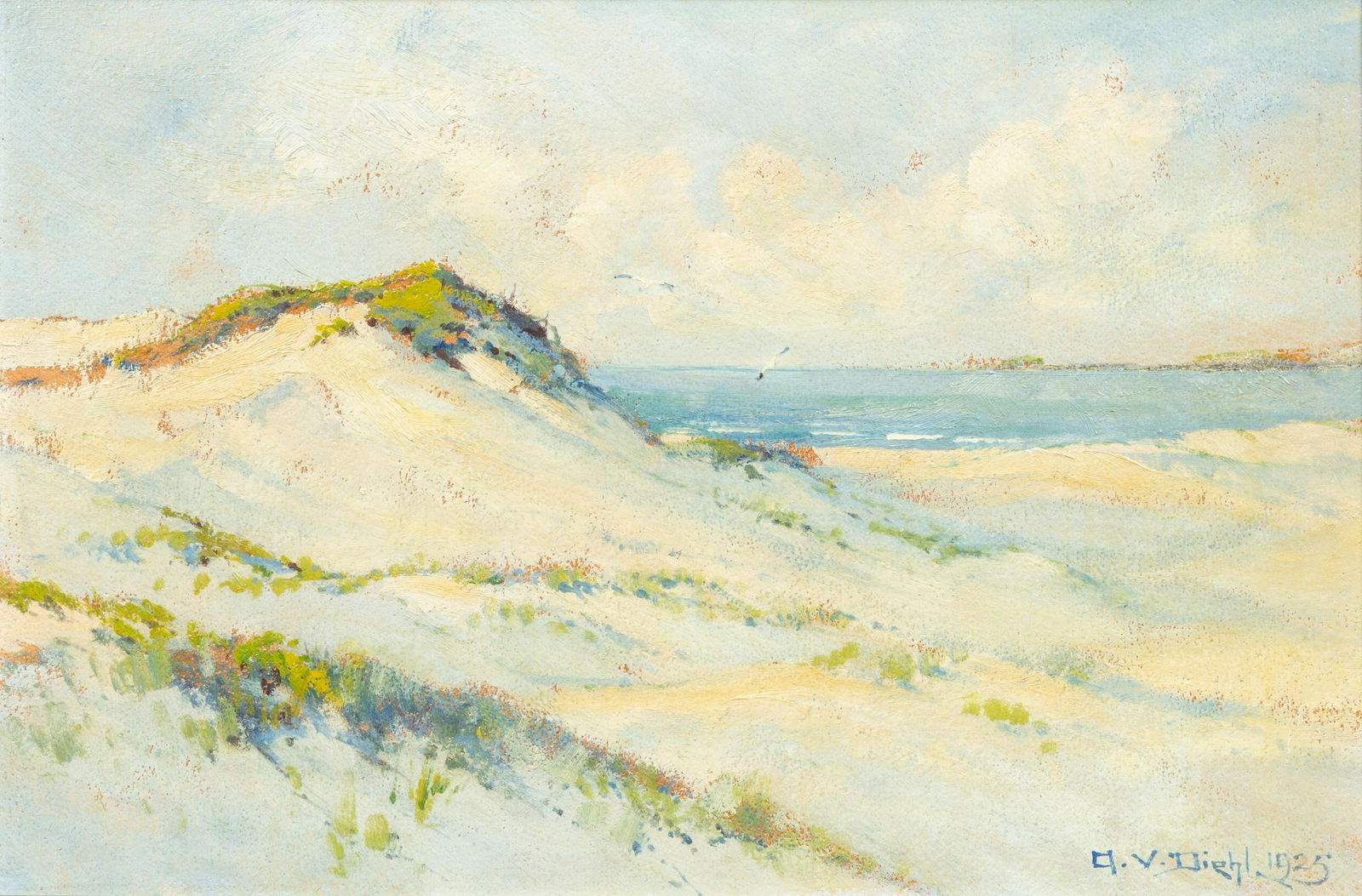 Arthur Diehl (American,1870-1929)  Untitled (Dunes), (1 of 2)