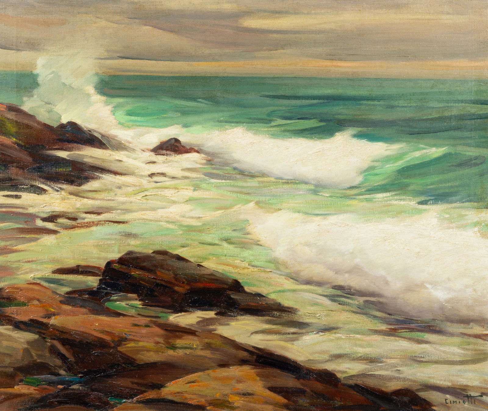 Gustave Cimiotti (American, 1875-1969) Massachusetts (1 of 2)