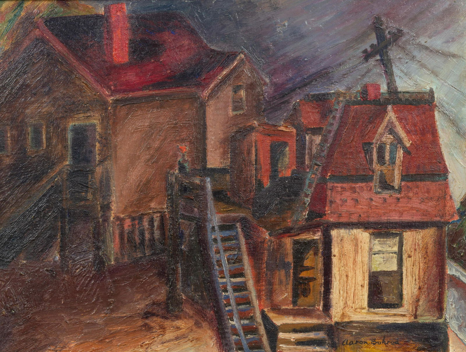 Aaron Bohrod (American, 1907-1992) Untitled (1 of 2)