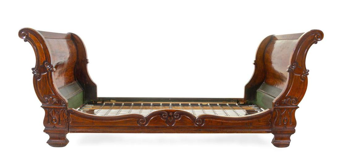 A French Provincial Walnut Day Bed (1 of 1)