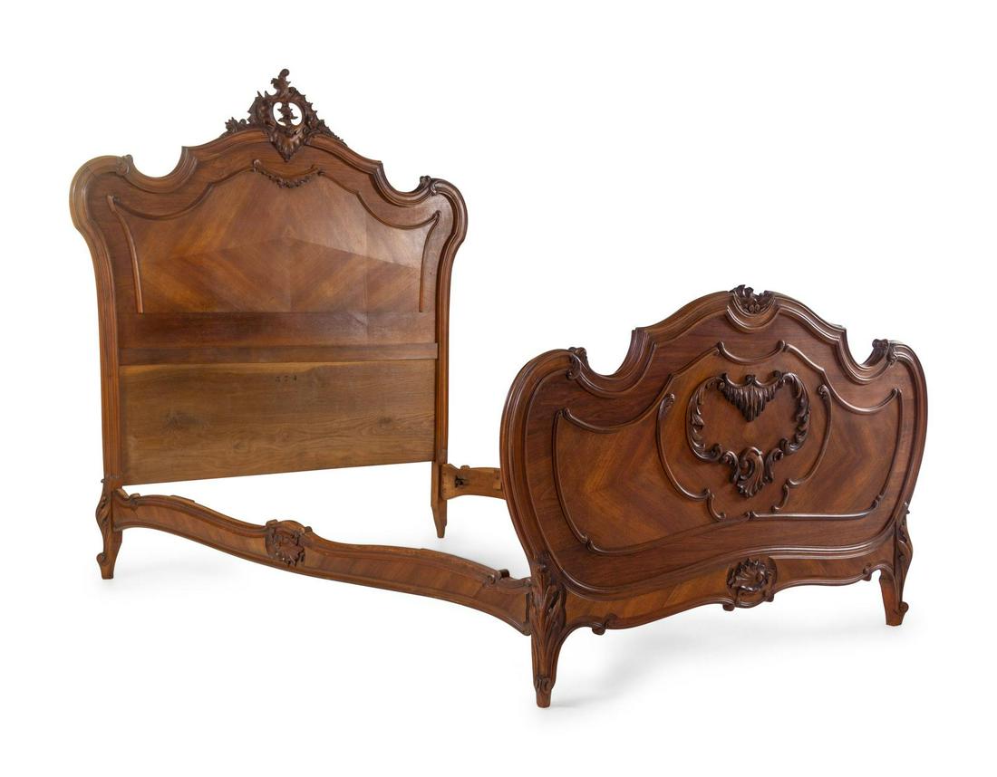 A Louis XV Style Walnut Bed (1 of 2)