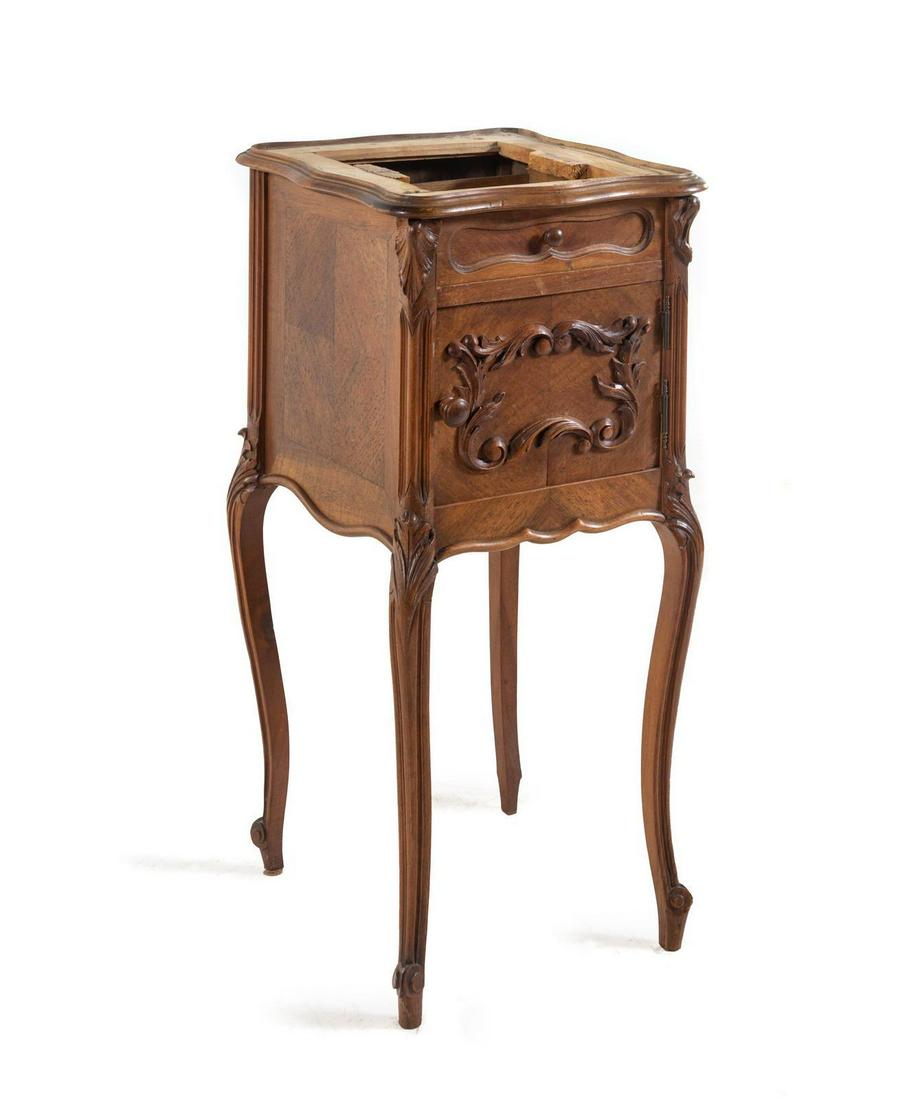 A Louis XV Style Walnut Side Table (1 of 1)