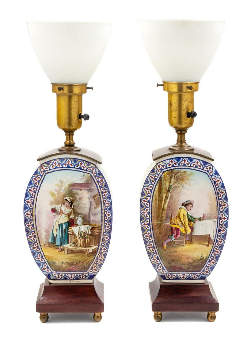 A Pair of French Pottery Vases (1 of 2)