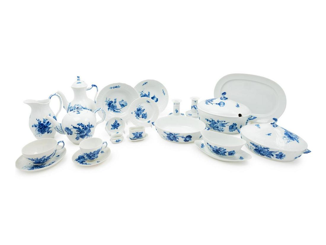 A Royal Copenhagen Partial Porcelain Dinner Service (1 of 2)