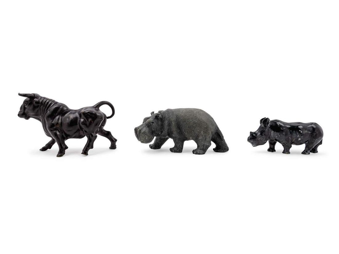 Three Cast Iron Animals (1 of 2)