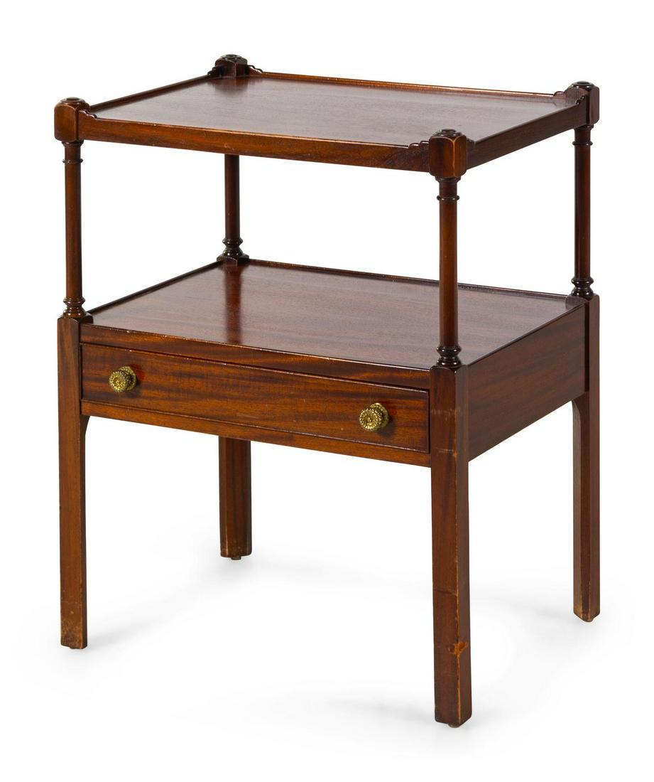 A George III Style Mahogany Side Table (1 of 1)