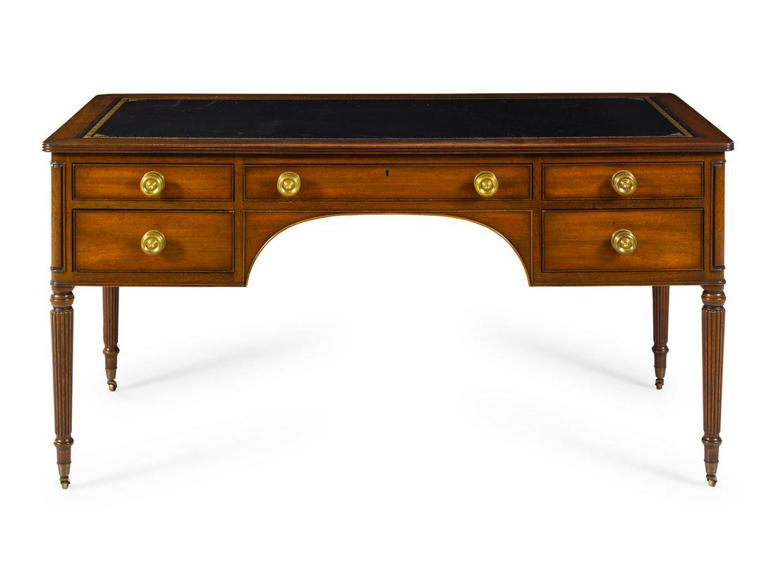 A William IV Style Mahogany Desk (1 of 1)