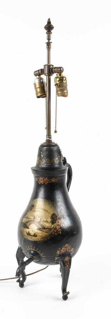 A Painted Tole Kettle (1 of 1)