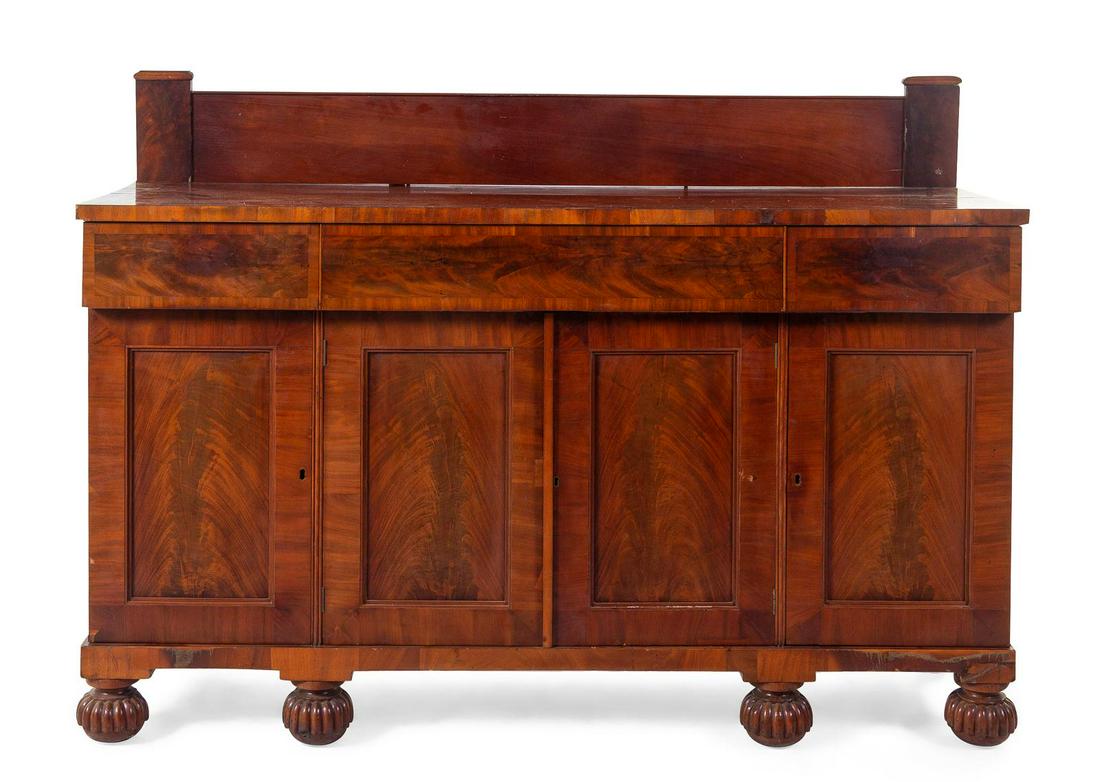 An American Empire Mahogany Sideboard (1 of 1)