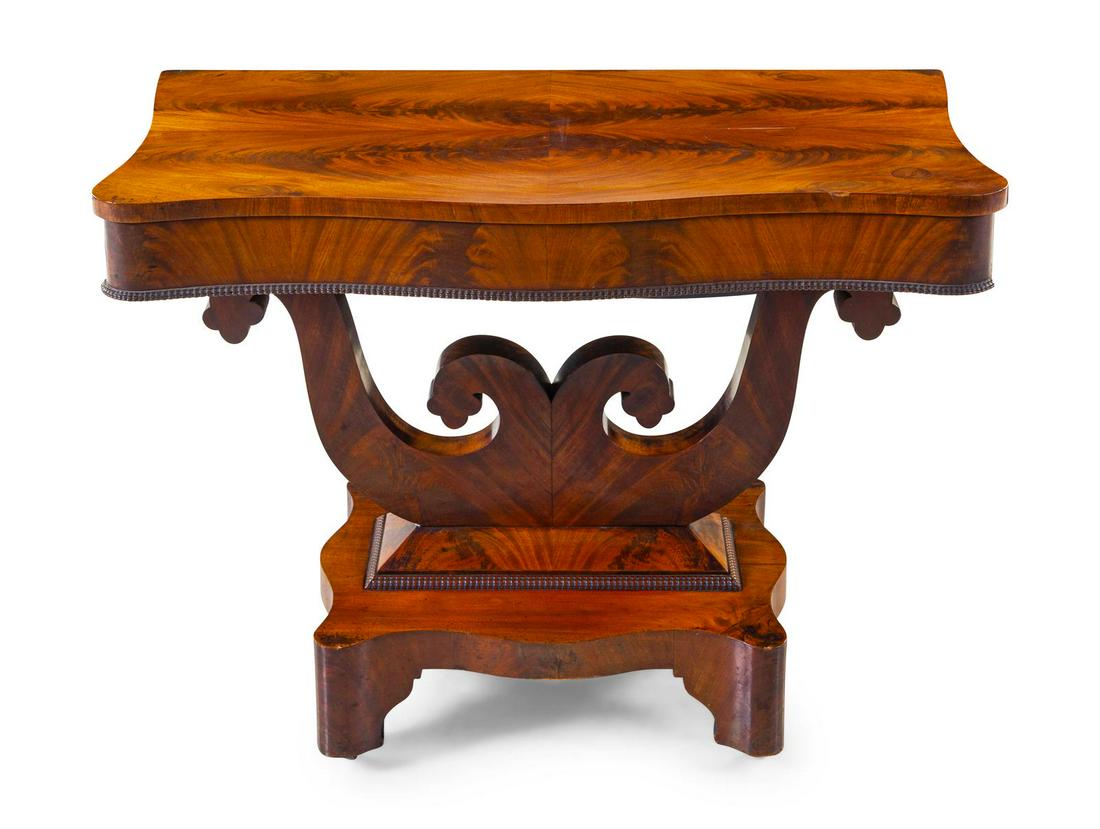 An American Empire Mahogany Table (1 of 1)