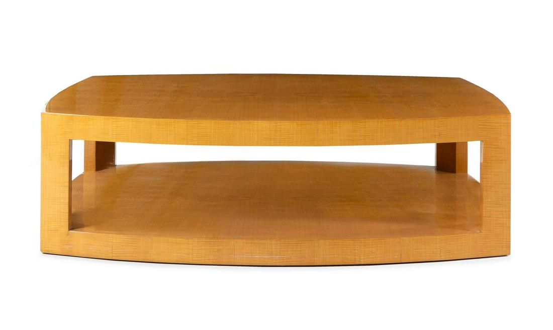 A Contemporary Maple Veneered Low Table (1 of 1)