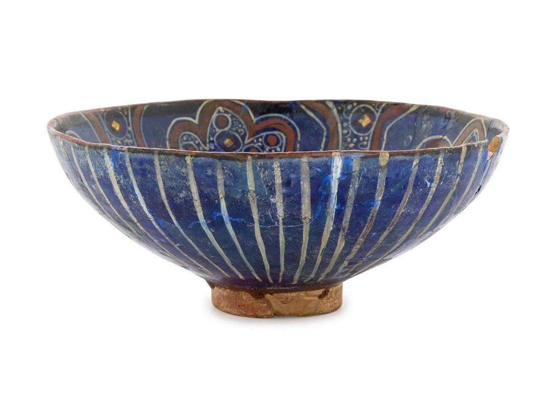 A Persian Lajvardina Pottery Bowl (1 of 2)