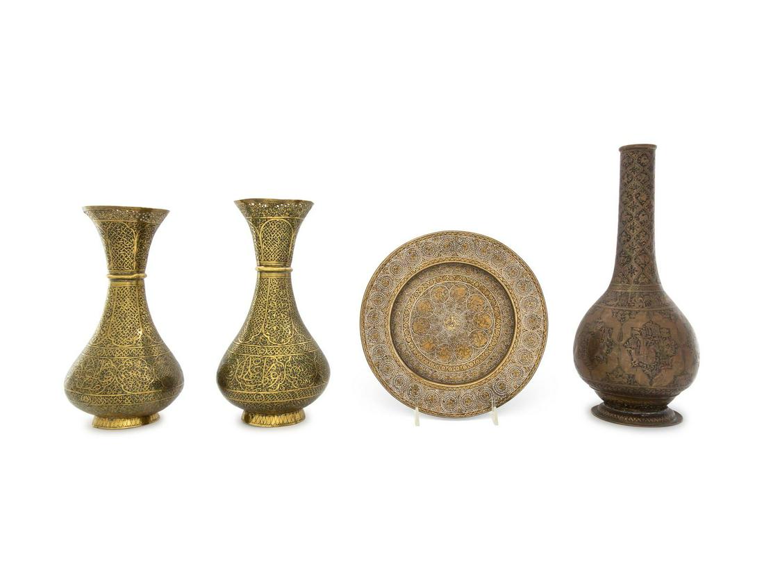 Four Qajar Brass Articles (1 of 1)