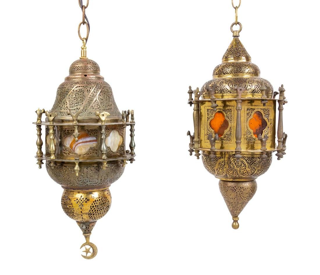 Two Syrian Brass Lanterns (1 of 1)