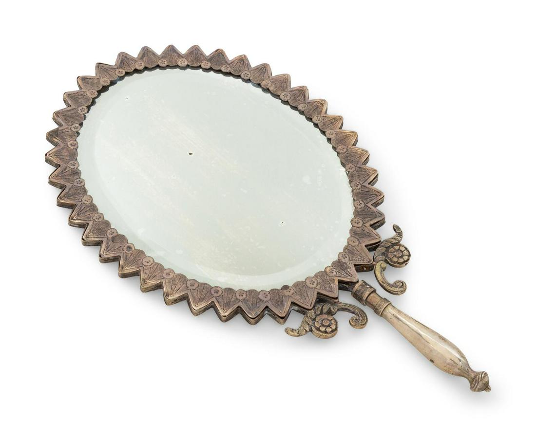 An Ottoman Silver Hallmarked Mirror (1 of 3)