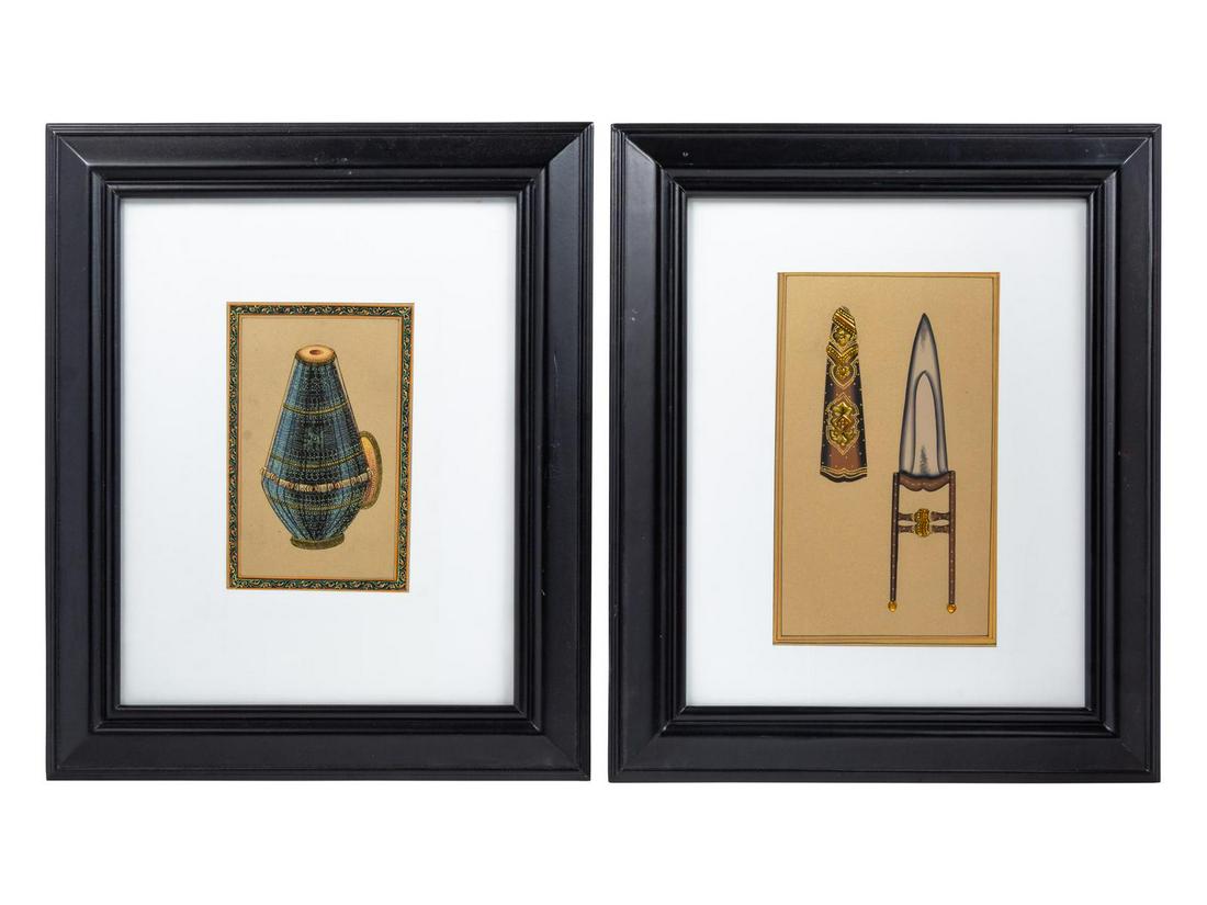 Two Indian Miniature Paintings (1 of 1)
