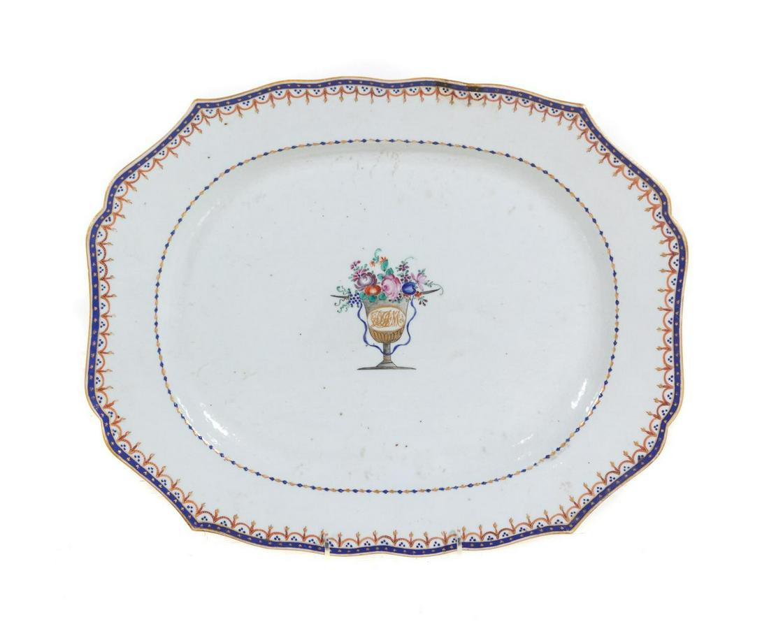 A Chinese Export Porcelain Platter (1 of 1)