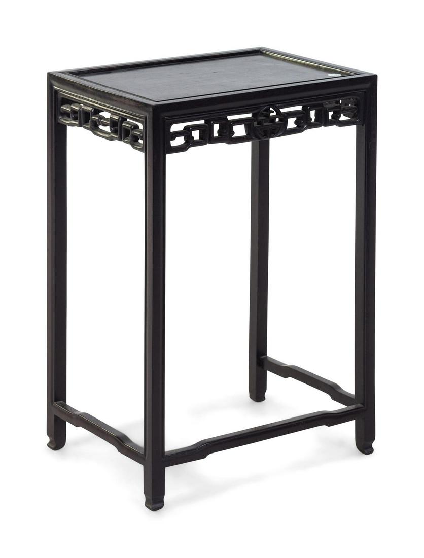 A Set of Chinese Hardwood Nesting Tables (1 of 1)