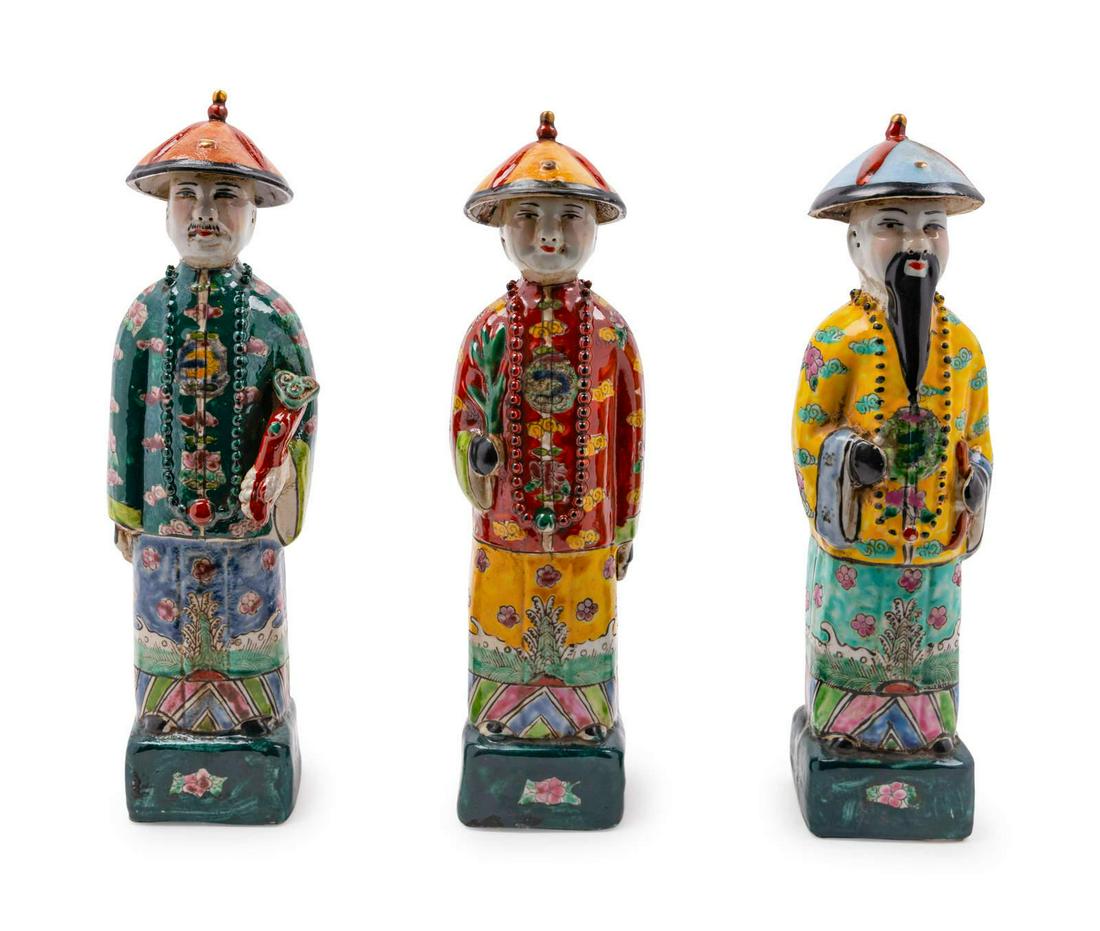 Three Chinese Export Ceramic Figures (1 of 3)