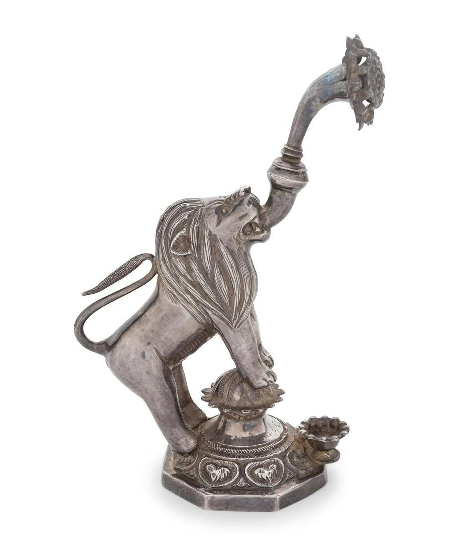 An Indian Silver Rosewater Sprinkler (1 of 2)