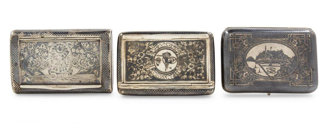 Three Silver Cigarette Cases (1 of 5)