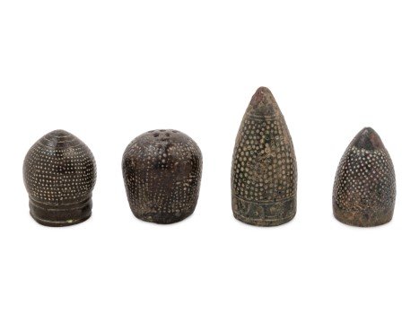 Four Ancient and Medieval Bronze Thimbles (1 of 2)