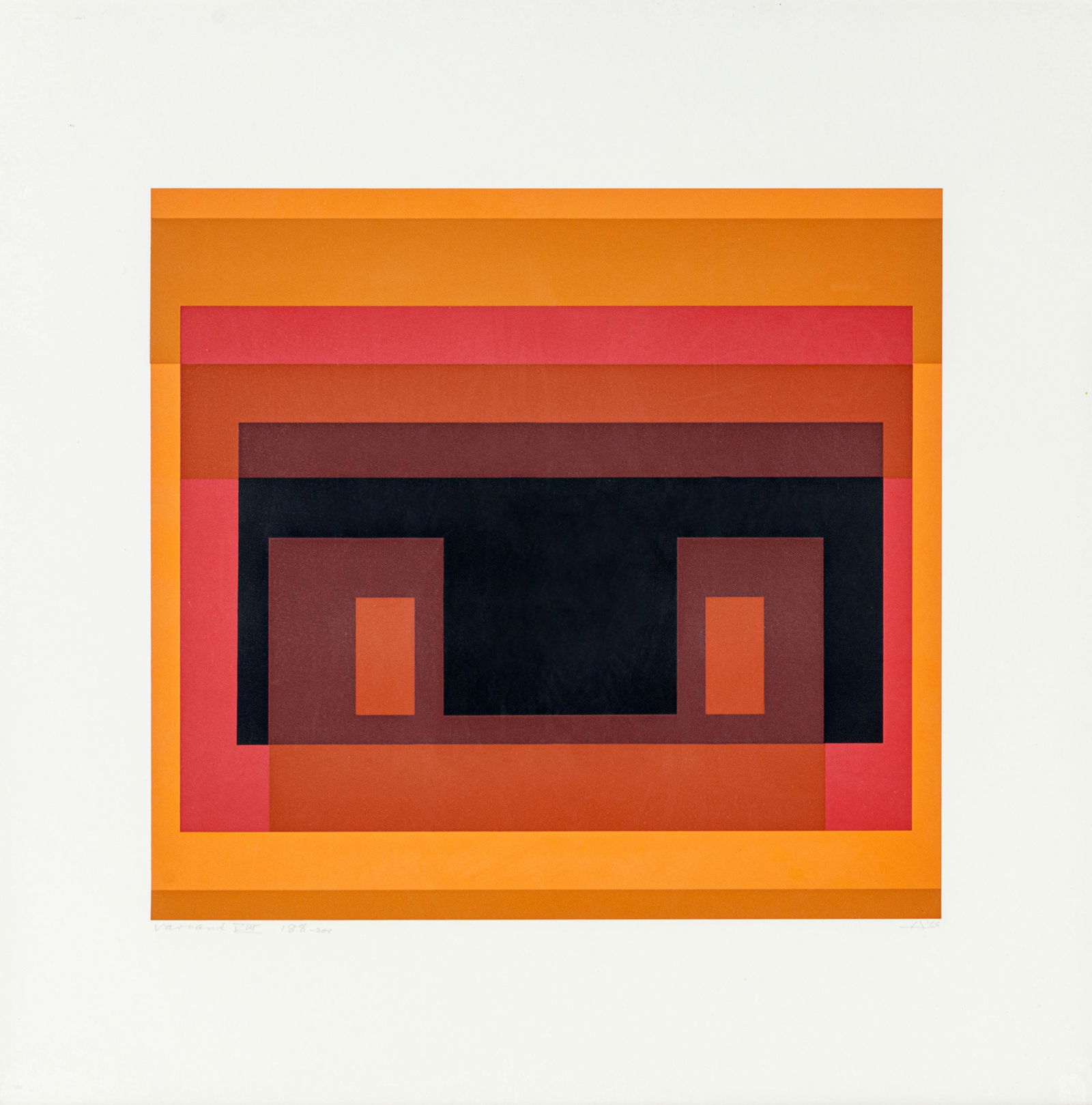 Josef Albers (American/German, 1888-1976) Variant VIII (1 of 3)