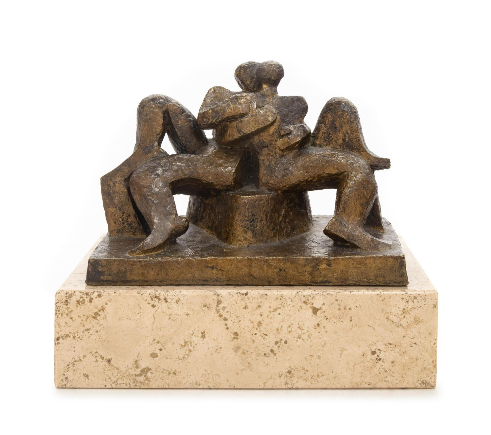 Andre Beaudin (French, 1895-1979) Lovers (1 of 2)