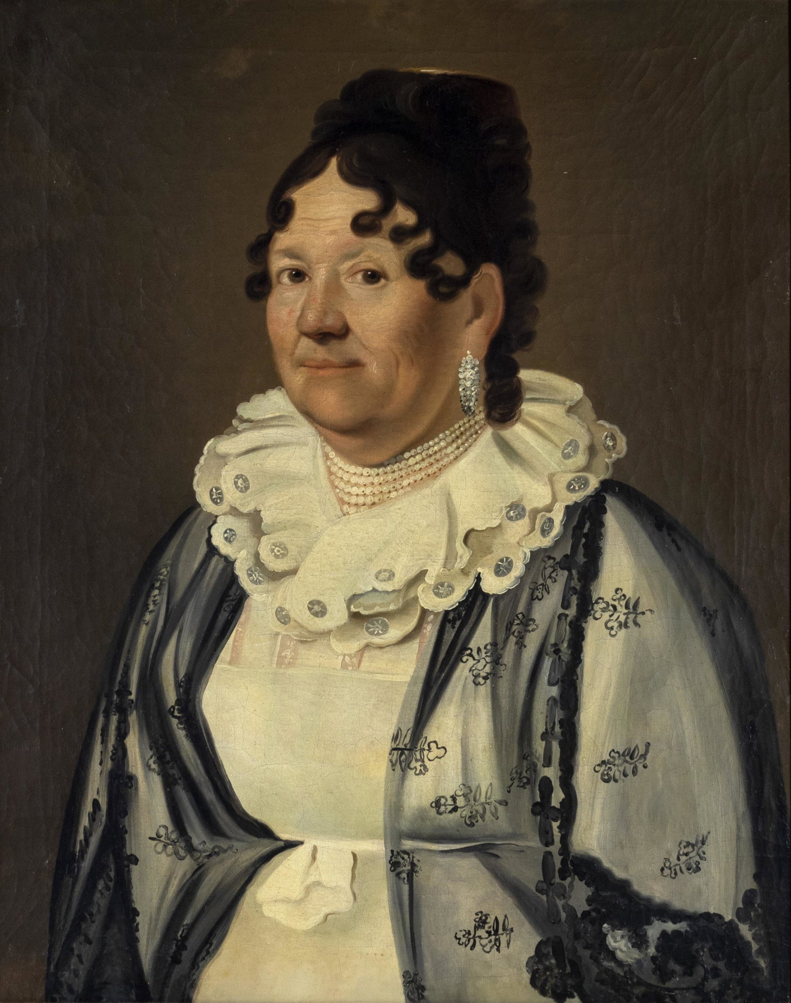 Continental School (20th century) Portrait of a Woman: Continental School (20th century) Portrait of a Woman oil on canvas 25 1/2 x 20 inches. Property from the Estate of Dr. W. Bogdanowicz, Naples