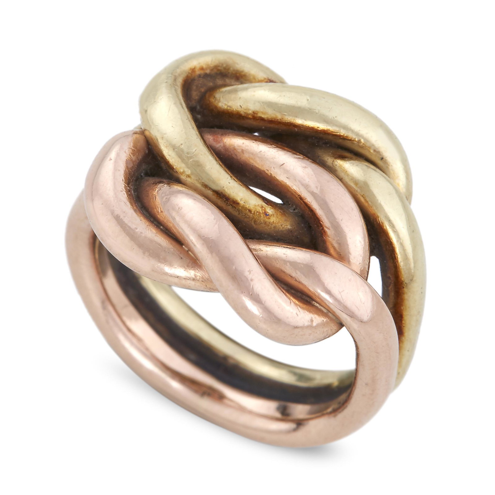 A fourteen karat yellow and rose gold ring, Cartier (1 of 1)