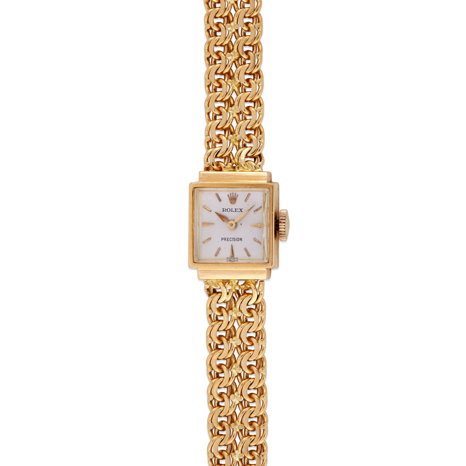 An eighteen karat gold bracelet wristwatch, Rolex (1 of 2)