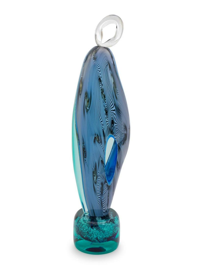 Giampaolo Seguso (Italian, 20th Century) Maternit, 1997: Giampaolo Seguso (Italian, 20th Century) Maternit, 1997 blown glass etched signature to lower edge H 26 x W 6 x D 4 inches Property Sold to Benefit the Tucson Museum of Art
