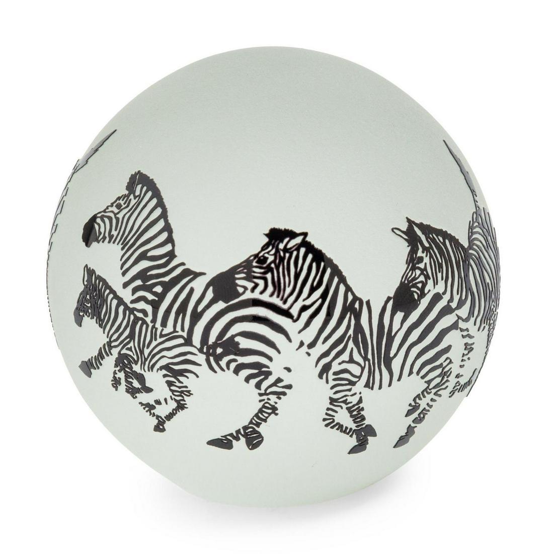 Daum France, Late 20th Century Zebra Paperweight : Daum France, Late 20th Century Zebra PaperweightÂ mold-blowen and etched glass signed H 3 1/2 inches