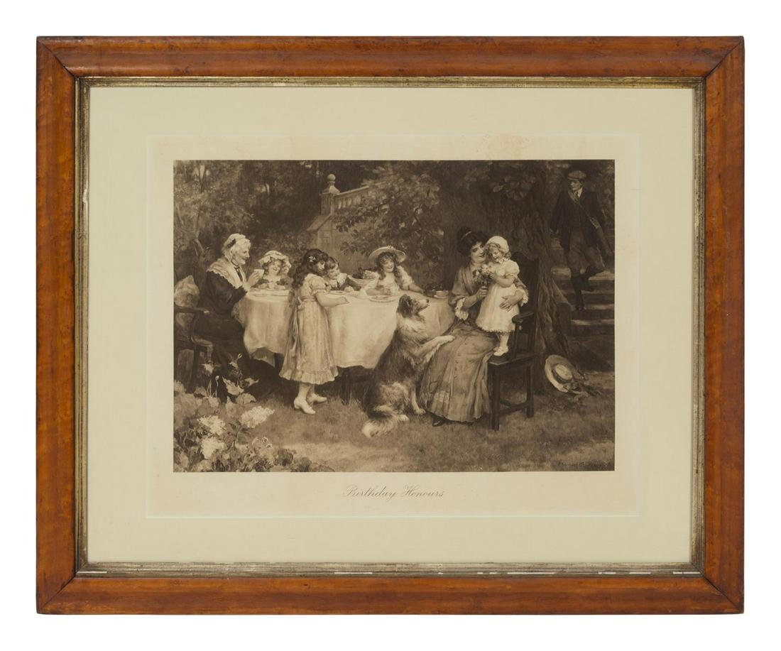 George Sheridan Knowles (British, 1863-1931): George Sheridan Knowles (British, 1863-1931) Birthday Honours offset lithograph Image size: 14 3/4 x 20 3/4 inches. Property from the Collection of Michael and Janice Doniger, Chicago, Illinois