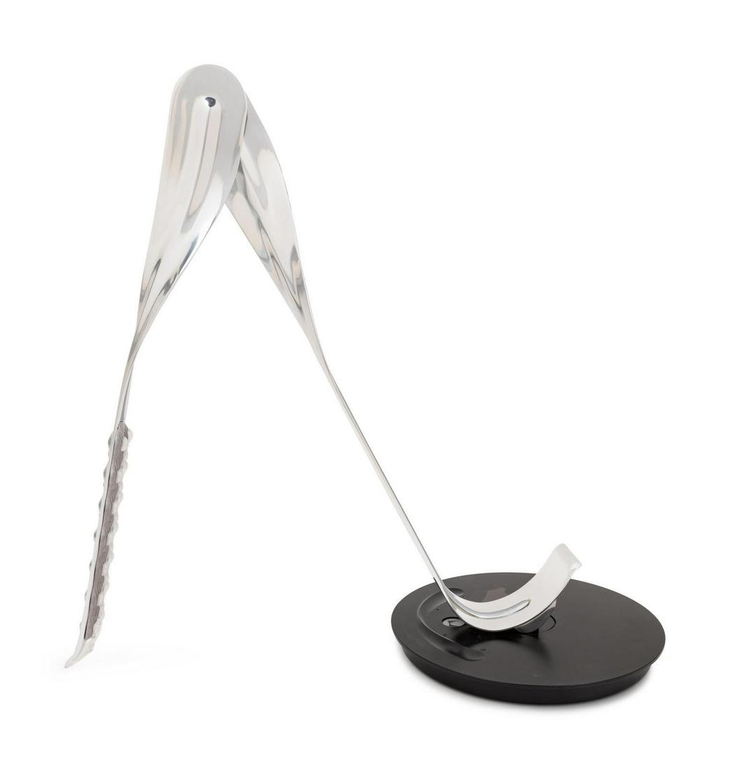 A Herman Miller Chromed Desk Lamp: A Herman Miller Chromed Desk Lamp Design by Yves Behar, Second Half 20th Century Height 19 1/2 inches. Property from an Important Chicago Collection