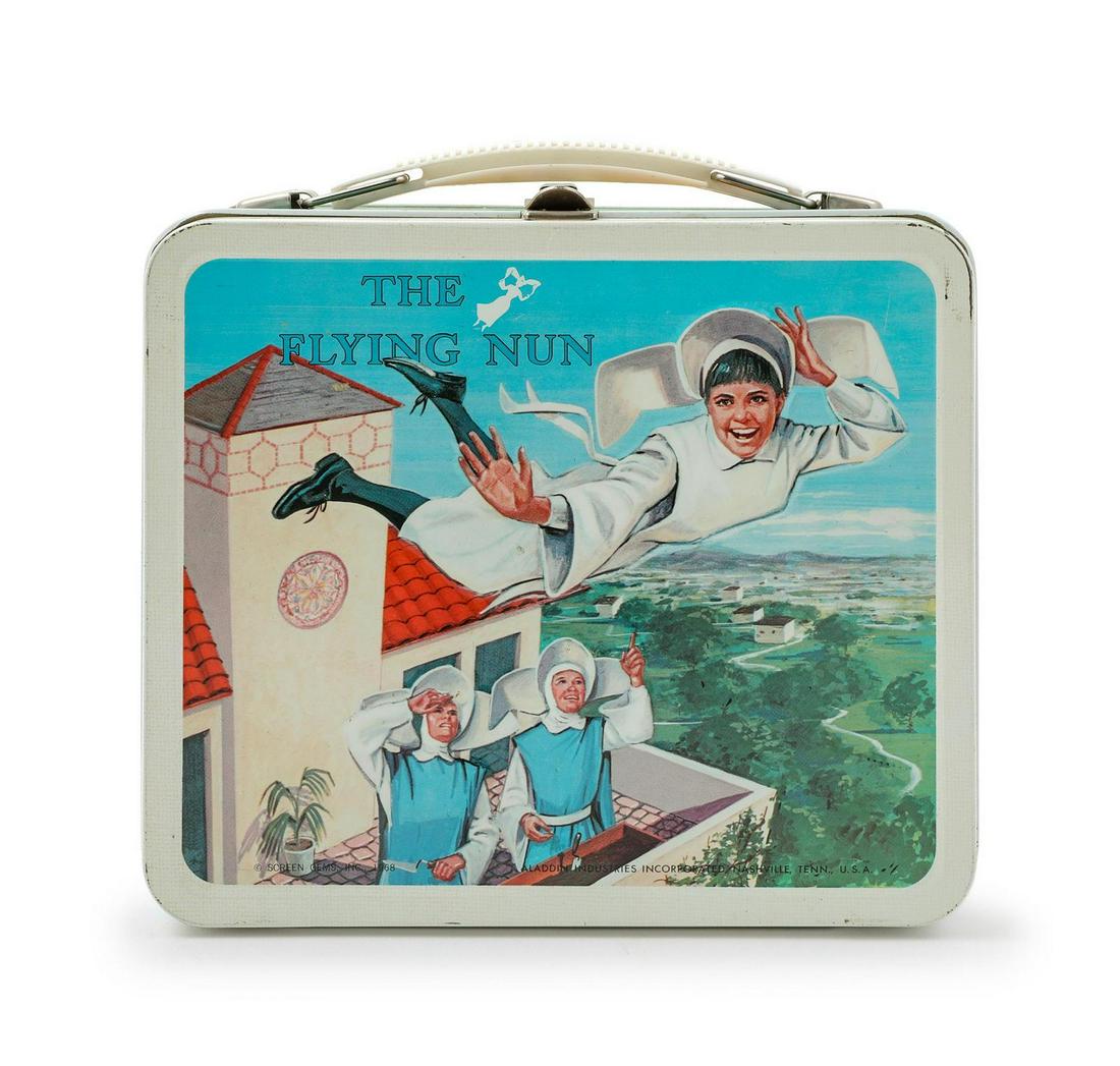 An Aladdin Industries "Flying Nun" Lunch Box: An Aladdin Industries "Flying Nun" Lunch Box Property from an Important Private Collection