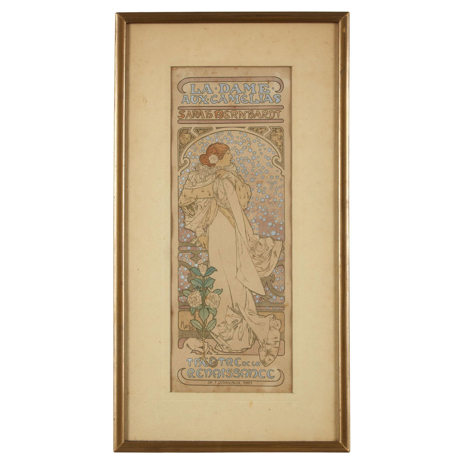 Alphonse Mucha, (Czech, 1860-1939), Sarah Bernhardt - (1 of 1)