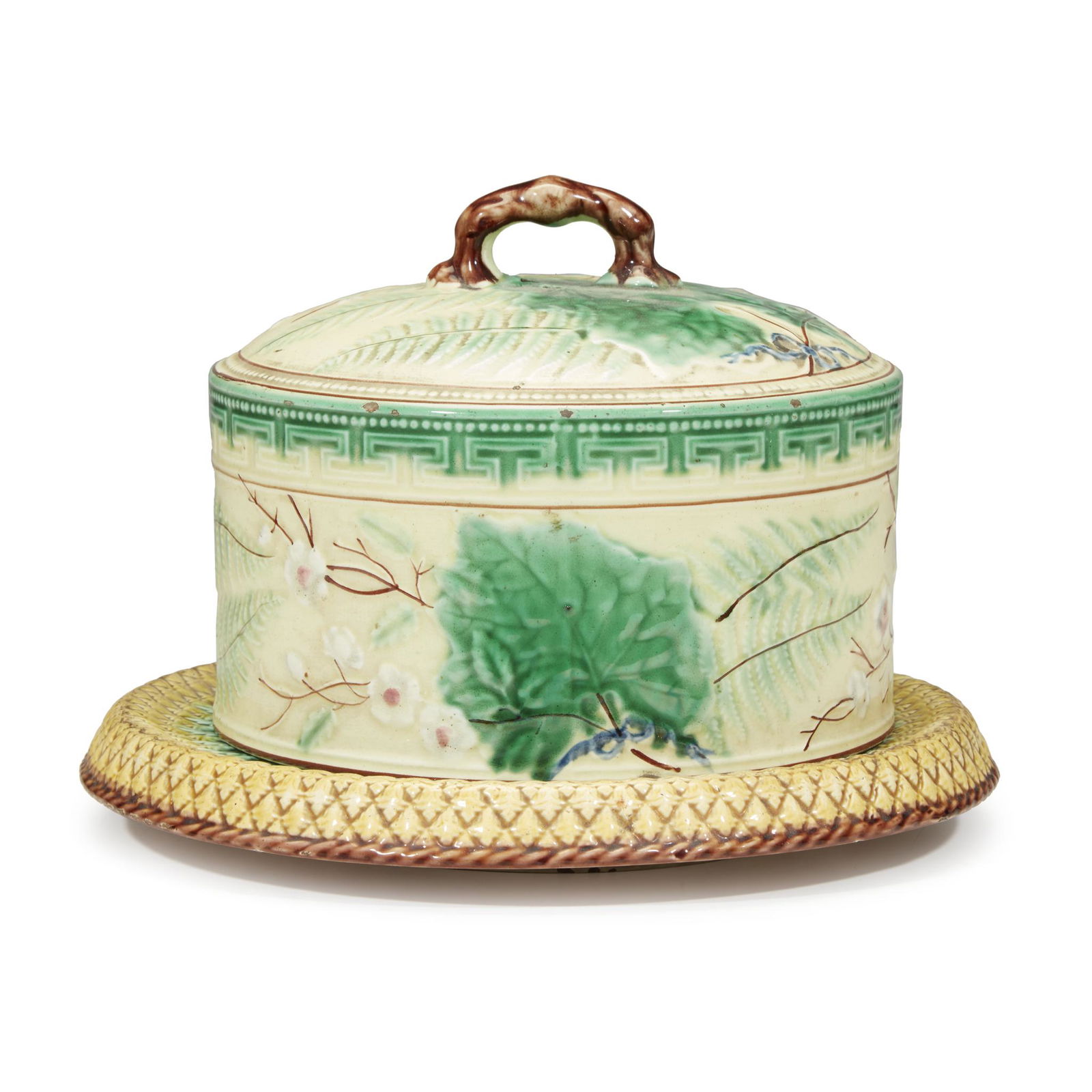 English School, A Majolica Stilton Cheese Stand Cover, (1 of 1)