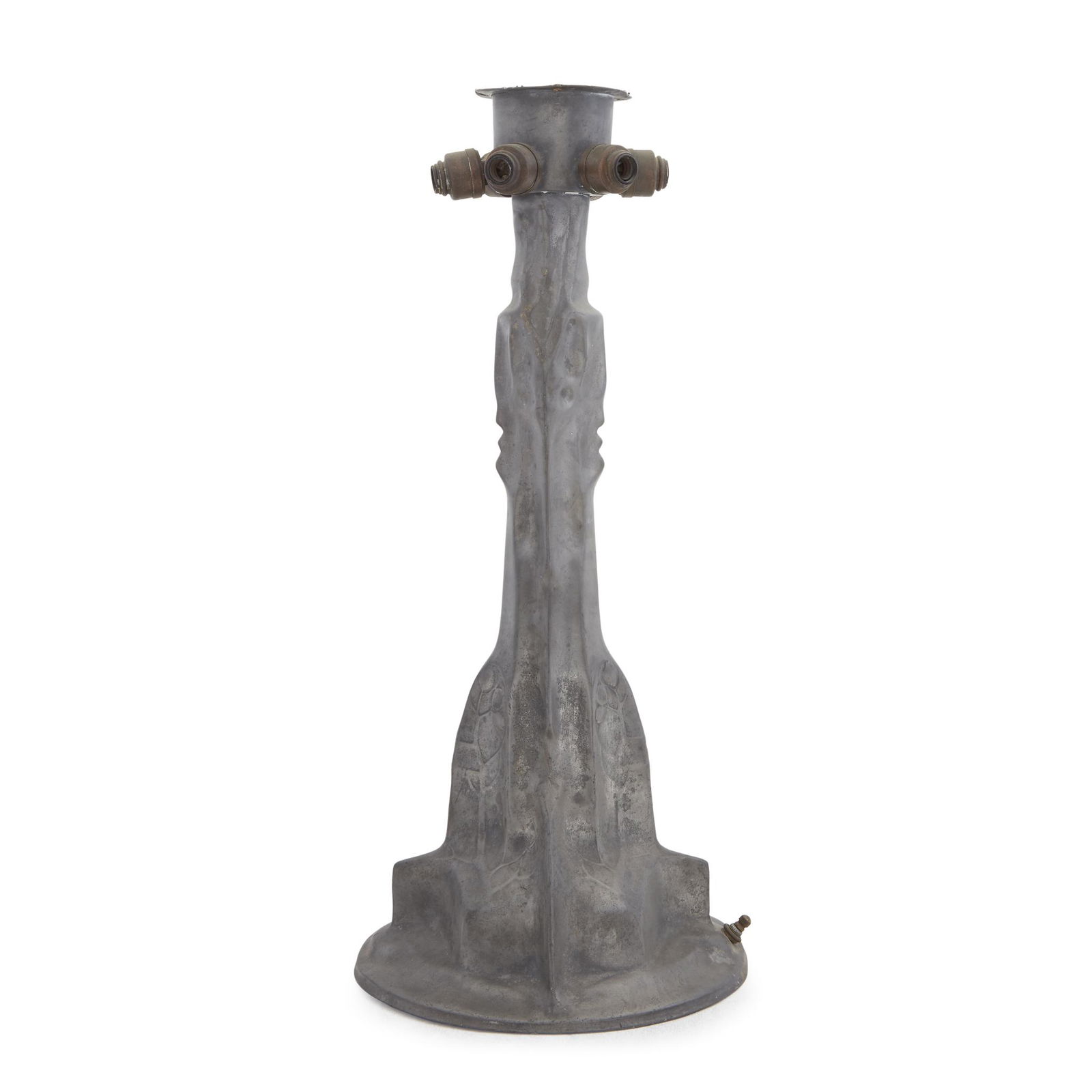 Kayserzinn (German, active 1862-1925), A Pewter Lamp (1 of 1)