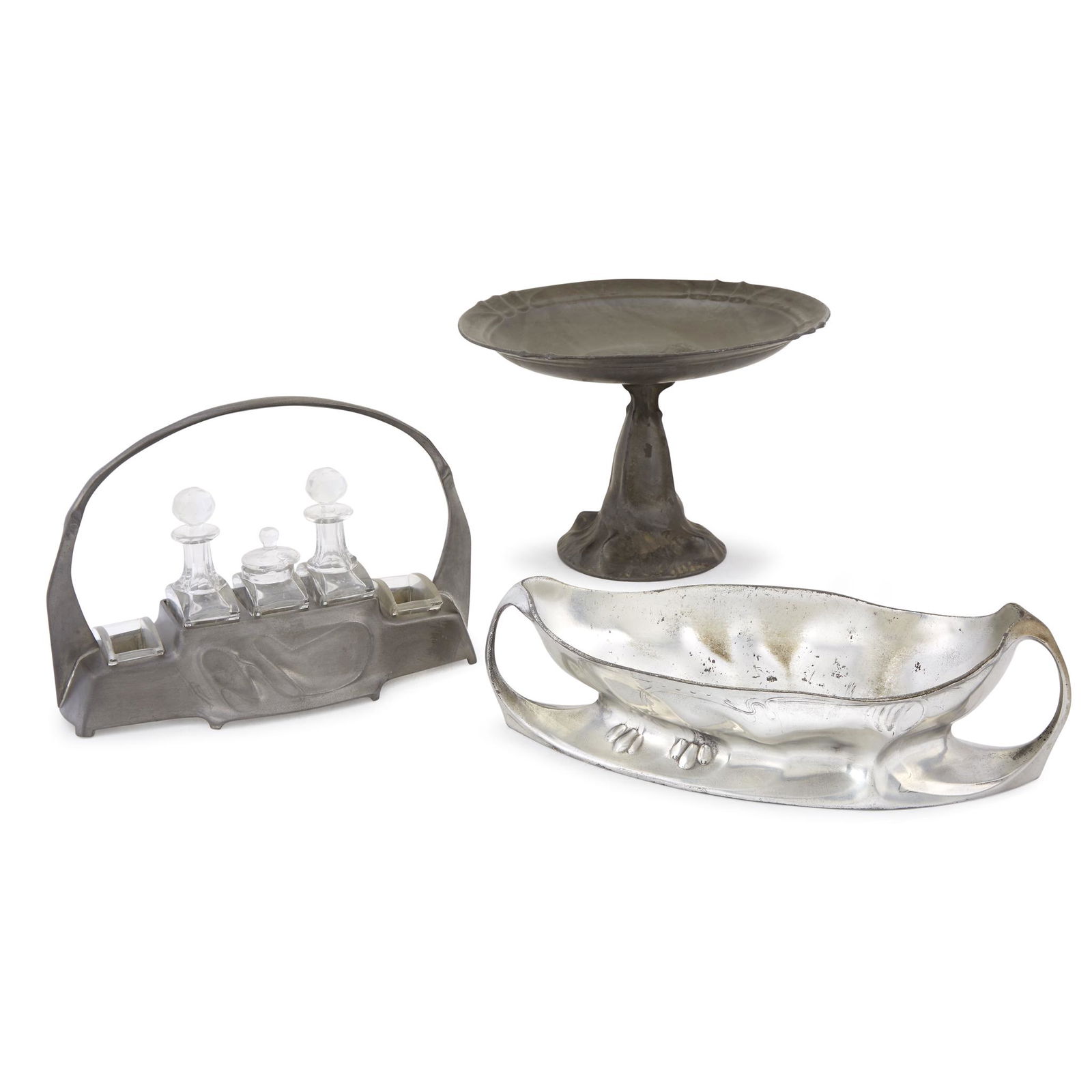 Kayserzinn (German, active 1862-1925), A Group of Three (1 of 1)