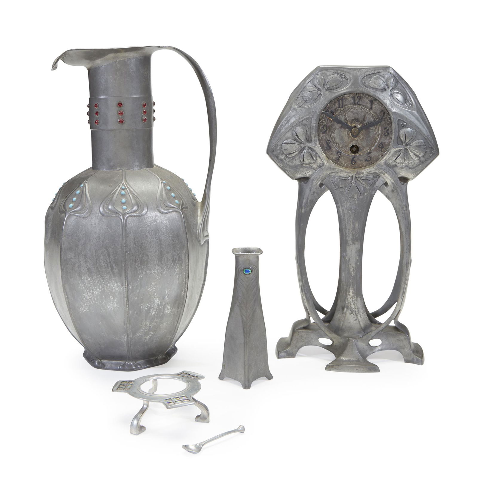 Osiris (German, active 1899-1909), A Group of Pewter (1 of 3)