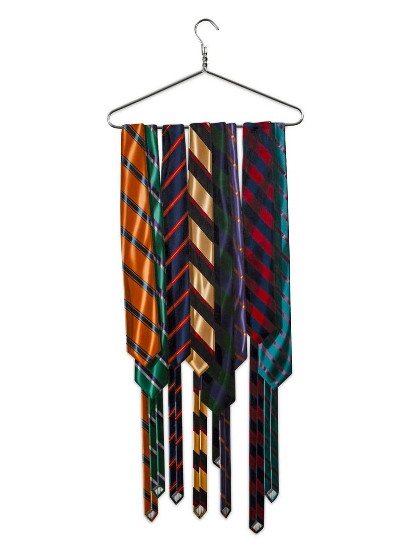 Otto Duecker (American b. 1948) Eight Ties, 1986 : Otto Duecker (American b. 1948) Eight Ties, 1986 oil on board with aluminum hanger signed and numbered 9/86 (verso) 44 1/2 x 17 inches.Provenance: Hokin Gallery, Palm Beach, FL Deaccessioned from th