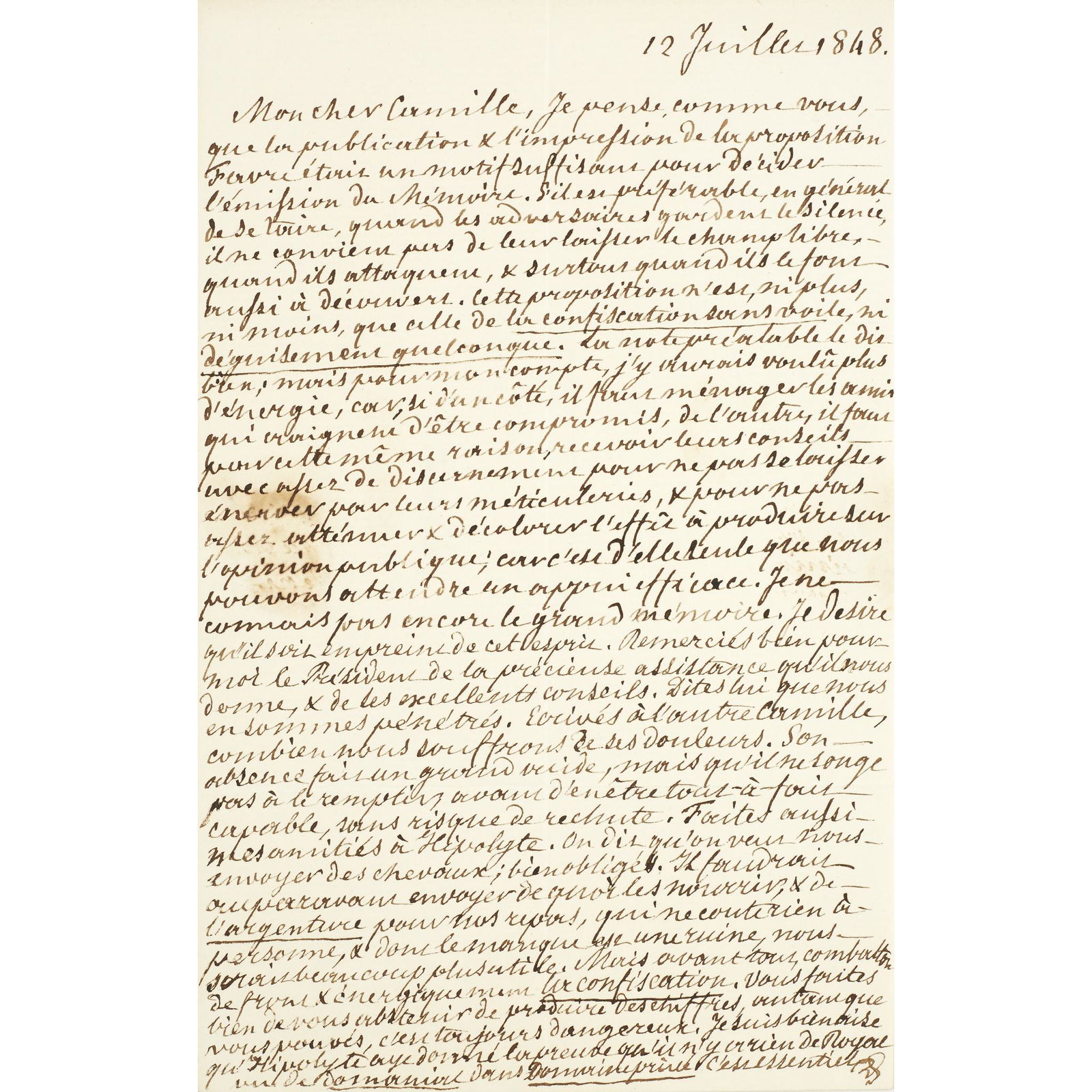 [Autographs & Manuscripts] Philippe, Louis, I (King of (1 of 2)